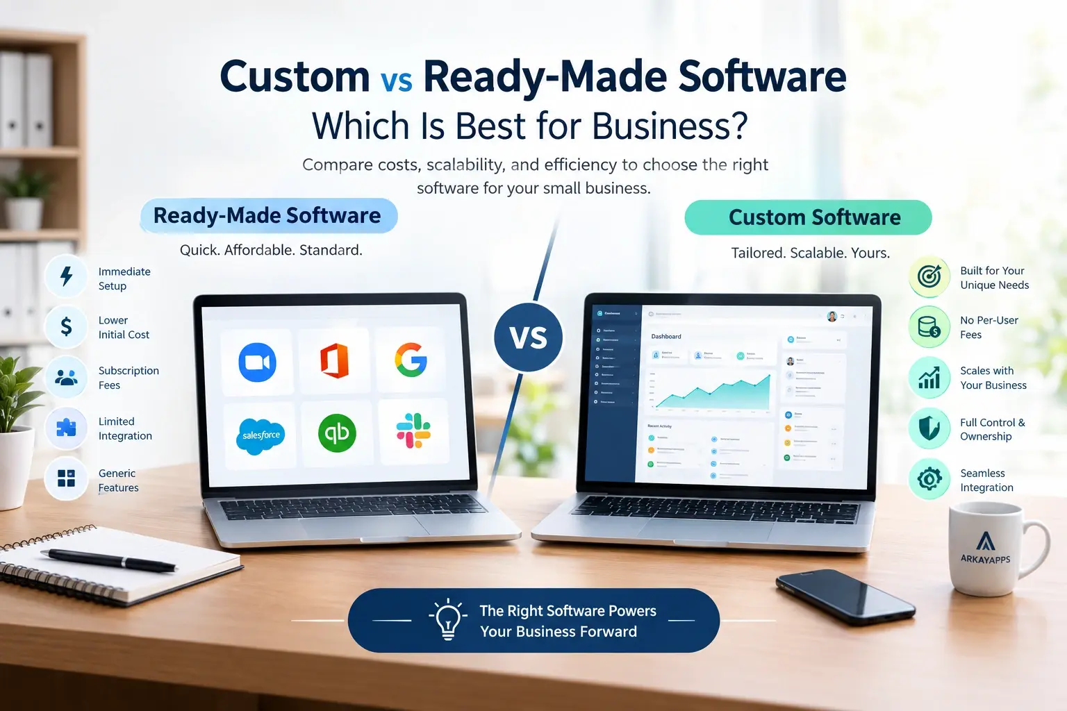 Custom Software vs Ready-Made Software: Which Is Better for Small Businesses?